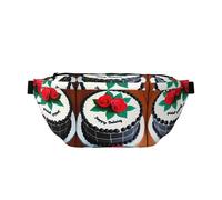 Riñonera versátil para muchas suculentas, bolsillos con cremallera, ideales para viajes, correr, senderismo y ciclismo, Deliciosos pasteles, Talla única