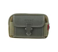 Riñonera vintage para hombre, bolsa para teléfono, cinturón deportivo, cinturón de cadera, funda de transporte para funda, monedero, teléfono celular, cartera para hombres, Green, Horizontal