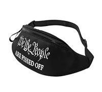 Riñonera We The People Are Pissed Off, riñonera de Viaje Ajustable para Hombres y Mujeres, riñonera para Correr al Aire Libre