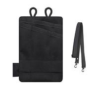 Riñoneras, bolsa de almacenamiento para tarjetas de cambio al aire libre, bolsa de almacenamiento de deportes, multiusos, pequeña bolsa de herramientas para, Black
