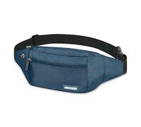 Riñoneras de Marcha Running de Acampada y Marcha Bolsos de Gimnasio Bolsos Bandolera para Hombre Mujer Riñoneras Hombre y Mujer Impermeable con Cinturón Ajustable Extendido de 30 cm (Azul900D)