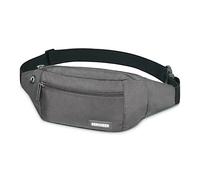 Riñoneras de Marcha Running de Acampada y Marcha Bolsos de Gimnasio Bolsos Bandolera para Hombre Mujer Riñoneras Hombre y Mujer Impermeable con Cinturón Ajustable Extendido de 30 cm (Gris900D)