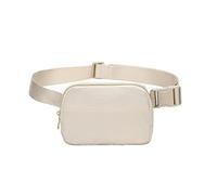 Riñoneras de Moda Mujer Hombre Bolsa de Cinturón Impermeable PU Bolso Bandolera con Ajustable Trabajo Fanny Bag Waist Pack para Senderismo Correr Compras Caminar Ciclismo