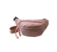 Riñoneras Hombre Waist Bag Women New Canvas Leisure Portable Zipper Korean Style Chest Shoulder Sports(Pink)