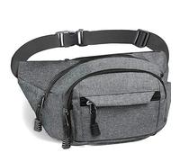 Riñoneras Mujeres de Moda Impermeables con Correa Ajustable 4 Bolsillos, Riñoneras de Cintura Deportivas Grande de Marcha, Bici, Fiesta, Concierto Paseo de Perro