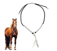 Riñones de Caballo, Cuerda de Cuello, diseño de Tejido a Mano, 70,8 Pulgadas, Adecuado para Profesionales, Entrenamiento de Suelo de Jinetes, Club Ecuestre, escenas, fotografías de exposiciones