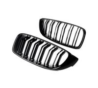 Riñones doble pu Para BMW F32 F33 F36 F80 F82 2013-2020 Rejilla De Riñón Delantera Negra Brillante Parrilla del parachoques delantero(Matte Black)