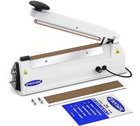 RINORN Selladora Bolsas De Plastico De 30cm, 40cm o 50cm / Sellador De Bolsas Compatible Con Plastico, Papel o Aluminio/Termoselladora Fabricada En Aluminio Y Con Materiales De Repuesto.