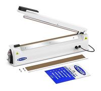 RINORN Selladora Bolsas De Plastico De 30cm, 40cm o 50cm / Sellador De Bolsas Compatible Con Plastico, Papel o Aluminio/Termoselladora Fabricada En Aluminio Y Con Materiales De Repuesto.