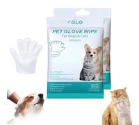 Rinse Free Dog Shampoo Mittens, Rinse Free Dog Wash Shampoo Mitts for Dogs Cats, Hypoallergenic Pet Care Wipes Perfect for Long-Haired Pet (2 Packs of 12pcs)