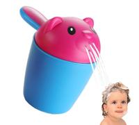 Rinser para el cabello, jarra de baño para lavandería de baño, champú de baño, enjuagador de baño con mango ergonómico, rociador de agua de baño, taza de vertido para niñas