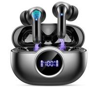 Rinsmola Auriculares inalámbricos, auriculares Bluetooth 5.4 con 4 auriculares ENC, auriculares inalámbricos con cancelación de ruido, auriculares Bluetooth estéreo de alta fidelidad