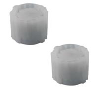 Rinteea Molde de Pegamento para Bricolaje, Portavelas de Cristal, Molde de Silicona para Cemento, Adorno de Vela de Aromaterapia, Molde de Yeso