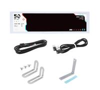 Rinteea Monitor de temperatura de computadora de 8.8 pulgadas (compatible con tema dinámico), pantalla secundaria IPS tipo C, CPU, RAM, HDD, datos, monitor FPS, color