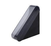 Rinteea Soporte de Papel para Filtro de Café Estante de Almacenamiento de Papeles de Café para Dispensador de Papel para Filtro de Café V01 para Cafetería de Hotel, Color Negro