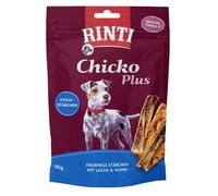 Rinti 80gx12 Chicko Plus palitos de pescado salmón y pollo