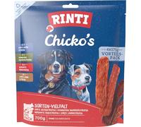 RINTI - Chicko Classic-Mix | Tiras de Carne de fácil digestión de Carne Fresca Real para Perros Adultos. Bocadillo para Perros sin Grasa y sin azúcar sin aditivos en Bolsa Fresca | 4 x 700 g