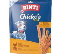 RINTI - Chicko Slim XXL Pack | Crujientes Tiras de Pollo de Filete de pechuga de Pollo 100% para Perros Adultos. Aperitivo para Perros sin Grasa y sin azúcar sin aditivos en Bolsa Fresca | 4 x 900 g