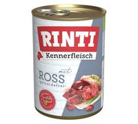 RINTI - Comida húmeda con 70% de Carne para Perros Adultos. Alimento Completo sin Cereales en Lata sin Soja, colorantes ni conservantes | 12 x 400 g Ross