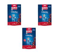 Rinti Extra Chicko Mini Ternera | Paquete Triple | 3 x 170 g | Suplemento alimenticio para Perros Adultos | Mini bocados sabrosos | Preparado con Carne magra Fresca de Ternera