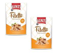 Rinti Filetto - Filete de pollo y corazón de gallina, Comida para Perros (2 paquetes de 24 x 100 g)
