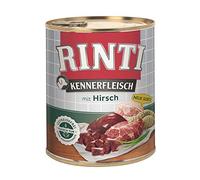 Rinti Kennerfleisch Hirsch | 12 x 800 g comida húmeda para perros