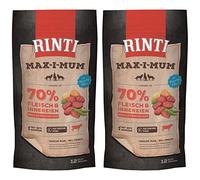 RINTI MAX de I de Vacuno Mum | 2 x 12 kg Perros Forro Pack de Ahorro