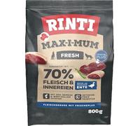Rinti Max-i-Mum Pato 800 g | Alimento seco sin cereales para perros | Alto porcentaje de carne | Óptima relación proteína/grasa | Alta aceptación y tolerabilidad
