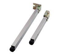 RINUD 1 Pieza Pata de Mueble de Metal, Patas de Mesa Plegables de Acero Inoxidable, Pies de Soporte Ajustables para Mesa de Bar, Mesa Plegable de Campo, Banco de Trabajo(34in)