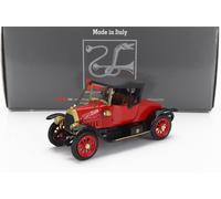 RIO 1/43 FIAT TIPO 0 ARAÑA CERRADA 1912 ROJO NEGRO MODELO ESTÁTICO DIECAST