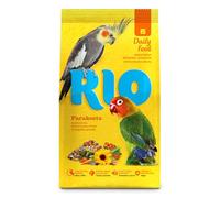 RIO Alimento Completo para periquitos Grandes | 1 kg | para inseparables, ninfas | Mezcla equilibrada de Semillas y Cereales | Apoya el Bienestar | con Bayas secas