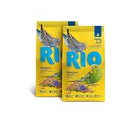 RIO Alimento Completo para periquitos | Paquete Doble | 2 x 1 kg | con Semillas y Cereales Favorece una alimentación equilibrada y un Buen aporte de nutrientes