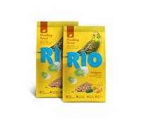 RIO Alimento Completo para periquitos | Paquete Doble | 2 x 500 g | Mezcla Especialmente compuesta de Semillas y Cereales seleccionados y Populares | para la alimentación Diaria