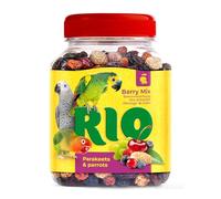 RIO Berry Mix | 190 g | Golosina para periquitos Grandes y Loros | A Base de Bayas secas