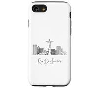 Río De Janeiro Brasil Horizonte Viajes Recuerdos Paisaje Urbano Carcasa para iPhone SE (2020) / 7 / 8
