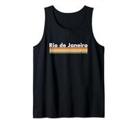 Rio de Janeiro Brazil Brasil Retro Brasileño Camiseta sin Mangas