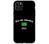 Rio de Janeiro Brazil Vintage Brasil Bandera Brasileño Carcasa para iPhone 11 Pro MAX