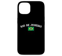 Rio de Janeiro Brazil Vintage Brasil Bandera Brasileño Carcasa para iPhone 13