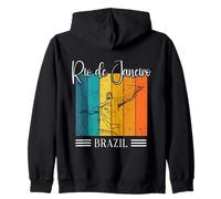 Río De Janeiro Recuerdo Brasileño Cristo Redentor Brasil Sudadera con Capucha