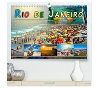 Rio de Janeiro, Stadt des Sonnenscheins (hochwertiger Premium Wandkalender 2026 DIN A2 quer), Kunstdruck in Hochglanz: Eine Reise in die Stadt der vielen Gesichter, Rio de Janeiro.