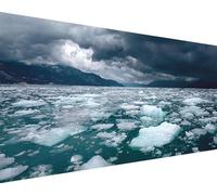 Río Diamond Painting Kit Completo, 5D Diamond Painting Invierno Pintura Diamante Niños DIY Cristal Strass Punto de Cruz Manualidades Puzzle Diamantes Principiante, Decoración Hogar 70x140cm es7-l11