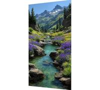 Río Diamond Painting Kit Completo Adultos, Diamond Painting Árbol Pintura Diamante Adultos Niños DIY 5D Strass Punto de Cruz Puzzle Diamantes Manualidades Kit para Decoración Hogar 30x60cm ca16-y8
