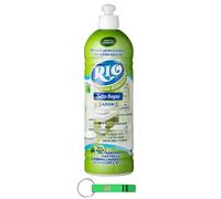 Rio - Limpiador de baño Tutto Bagno, 15 unidades, para todo el cuarto de baño, con aroma natural de menta 750 ml + llavero Beni Culinari gratuito