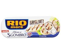 Rio Mare Filetes de caballa a la parrilla natural, ricos en Omega 3, 7 latas de 120 g