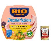 Rio Mare Tonno Insalatissime Delizia - 3 maíz y atún (160 g, 400 g)