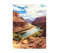 Río Pintar por Numeros Adultos Abismo de Montaña Cuadros para Pintar por Numeros 30x40 CM Cuadros Decoracion Salon Modernos con Colorar Lienzo Pintura Acrilica y 3 Tipos Pinceles,Regalo Mujer 2YH-8543