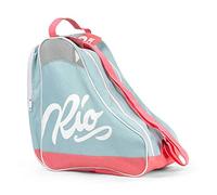 Rio Roller Script Skate Bag, Bolsa de Tela y de Playa Unisex Adulto, Multicolor (Teal/Coral), 24x15x45 cm (W x H x L)