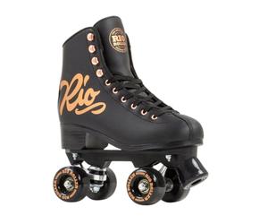 Rio Roller - Quad Skates Adultos Unisex, Rosa (Rose Black) 39.5