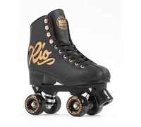 Rio Roller Quad Skates Patines Patinaje Infantil, Juventud Unisex, Rosa (Rose Black), 38