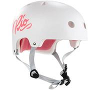 Rio Roller Script Casco, Unisex Adulto, Blanco, 53/56 cm